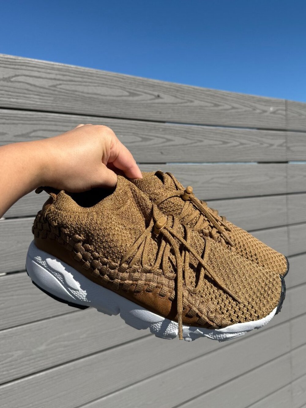 Nike Air Footscape NM Woven FK 'Golden Beige'